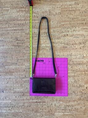Chiarugi Dark Brown Genuine Leather Crossbody Bag purchased in Italy